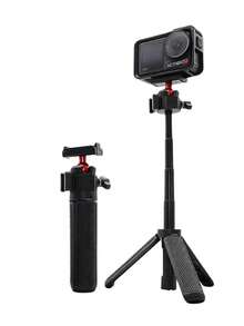 便攜式磁吸 360°可旋轉相機支架三腳架自拍棒，適用 OSMO Action6/5Pro/4/3 Nano，戶外運動桌面 Vlog 拍攝延長桿 - 查看 13
