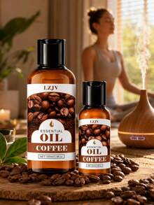 [Upgraded Press Type]100ml/30ml Coffee Fragrance Essential Oil, Coffee Essential Oil, Coffee Aromatherapy Oil, Suitable For Diffusers, Humidifiers, Soap/Candle Making, Ideal Gift - [Pump Bottle] Coffee Essential Oil - View 5