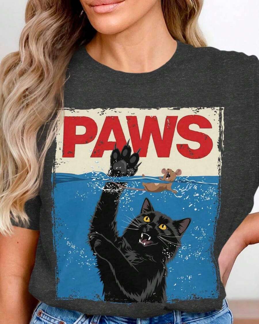 Women T-Shirts - 黑色 - 查看 1