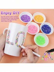 15/24/28/32/40 Colors Resin Crystal Rhinestones, Dazzling Flat Back Colored Resin Diamonds, Embedded Gemstone Picker, Suitable For DIY Diamond Painting, Books, Cups Rhinestone Decoration, DIY Craft Supplies - Resin Rhinestones - View 4