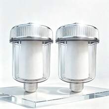 This Shower Filter Features A Transparent Visible Shell, Allowing You To Easily Monitor The Internal Filter Status And Consumable Wear For Timely Replacement And Maintenance. The Top Is Equipped With A Glossy Non-Slip Screw Cap, Making Disassembly And Assembly Simple And Convenient, Allowing You To Open And Close The Shell By Hand Without Any Additional Tools. Installation Is Straightforward, With A Direct Screw-On Assembly. The Shell Is Durable And Resistant To Water Pressure, Suitable For Daily Bathroom Use. - Multicolor - View 2
