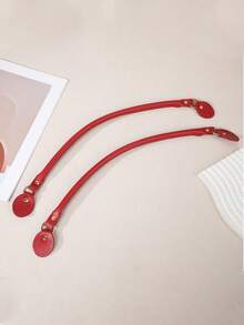 2pcs Solid Color Hand Strap Shoulder Strap DIY Bag Handle Hand-Sewn Bag Strap,Handbag Strap - Multicolor - View 17