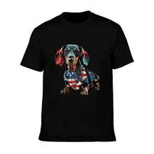 Dachshund Dog Funny Men T Shirt - 款式 - 查看 6