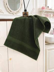 4 Buah Handuk Mandi Ekstra Besar 27 x 55 Inci, Cokelat | 100% Katun, Lebih Besar & Lebih Ringan, Lebih Cepat Kering, Sangat Lembut dan Menyerap, Sempurna untuk Kamar Mandi - Dark Green - View 4