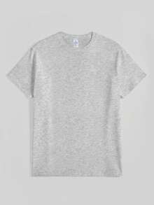 Women's T-Shirt With Dalmatian Dog Illustration T-Shirt |   Two Dalmatians On A Red Background Are Cool In The Summer - 灰色 - 查看 14