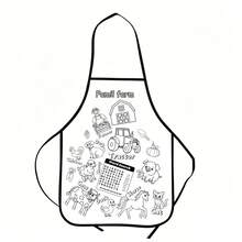 3件組 DIY 塗色圍裙 教育塗鴉互動玩具 防水可水洗創意繪畫 - 彩色 - 查看 7