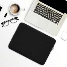 Qetupa Neoprene-Like Foam Padded Laptop Sleeve Bag, Fits 11" Notebooks, Tablets, Minimalist Inner Sleeve, Shock Resistant Notebook Protective Cover Portable Laptop Carry Storage Pouch For Daily Travel Office Use - View 4