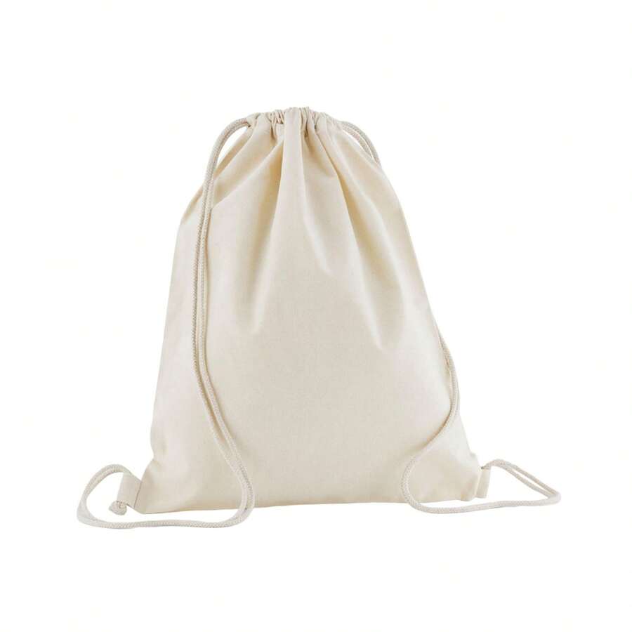 Westford Mill Organic Cotton Drawstring Bag - Natural - View 1