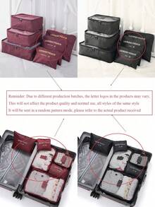 6pcs/Set Foldable Clothes Storage Bags With Handles, Large Capacity Quilt Blanket Clothing Storage Bags, Suitcase Compression Packing Bags, Bed Under Dorm Moving Seasonal Storage Organizer, Back To School College Dorm Essentials, Christmas Seasonal Home Storage Multi-Size Combination, Suitable For Multiple Scenarios - Multicolor - View 11