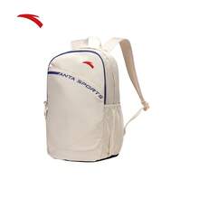 Anta Professional Badminton Backpack, Unisex Adult Tennis Bag, Large Capacity Outdoor Sports Backpack - Ivory White-2 - View 2