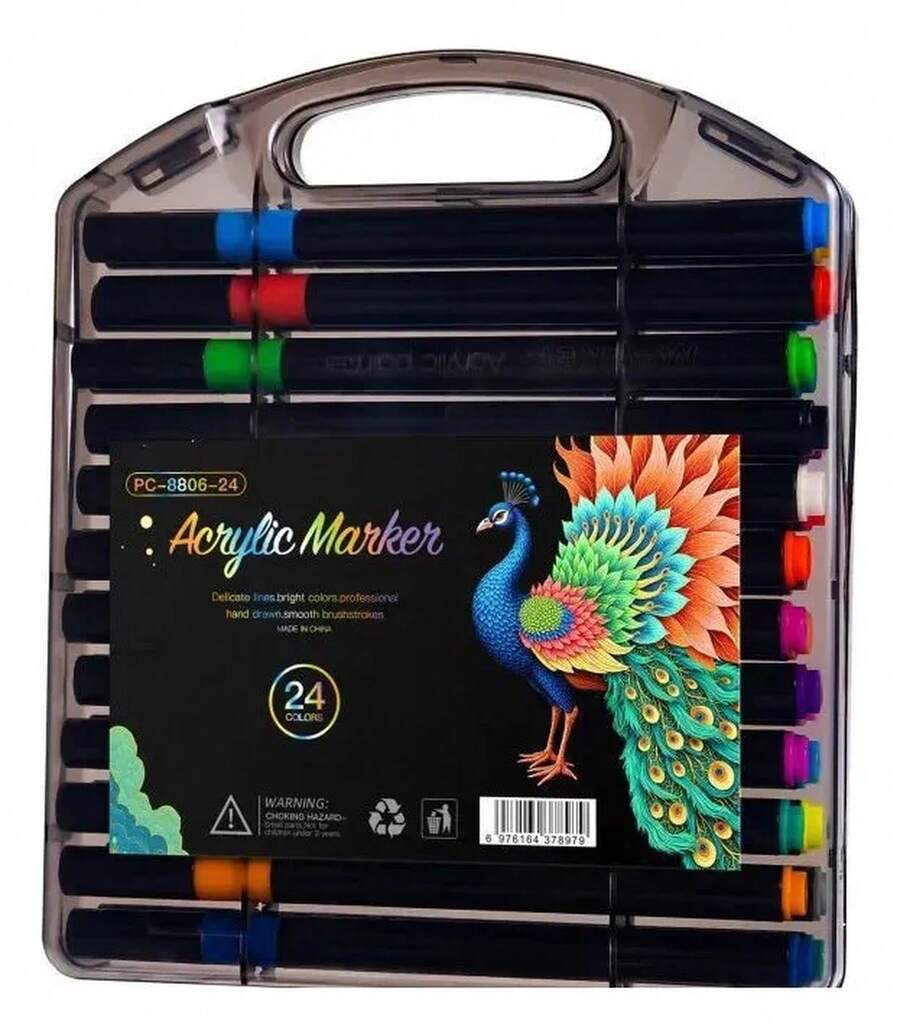 Kids Coloring Pens & Markers - 24 Colors - View 1