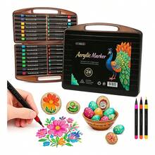 Kids Coloring Pens & Markers - 24 Colors - View 1