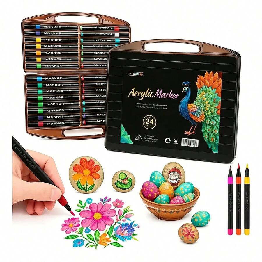 Kids Coloring Pens & Markers - 24 Colors - View 1
