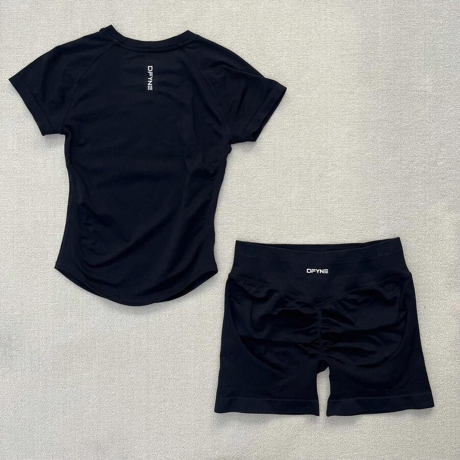 Women Two-Piece Outfits - Black - View 1