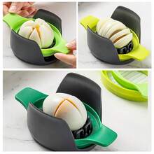 3-In-1 Multifunctional Stainless Steel Egg Slicer, Korean Style Egg Divider And Cutter, Kitchen Gadget - Multicolor - View 4