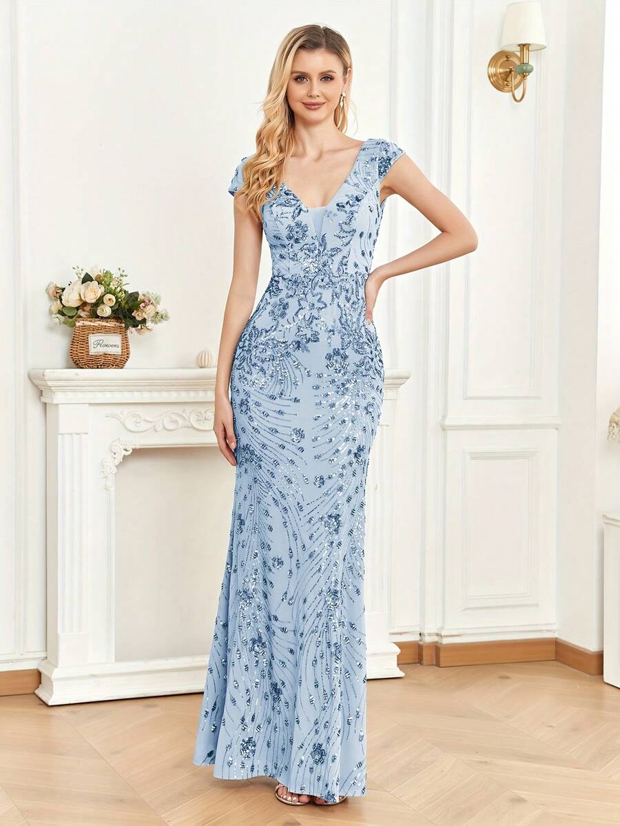 Vestidos de Boda - Azul pálido - Ver 1