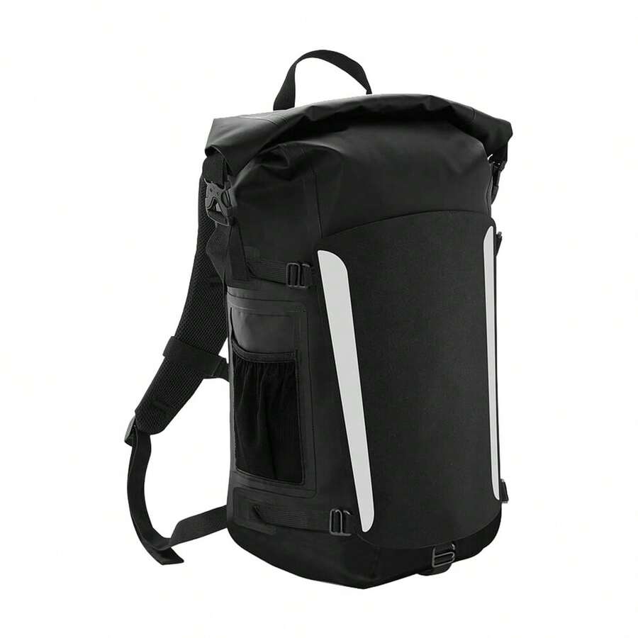 Quadra Submerge 25 Litre Waterproof Backpack/Rucksack (Pack Of 2) - Black/Black - View 1