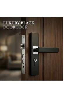 1 Set Metal Door Lock With Lock Body And Lock Cylinder Or 2 Handles, 3 Keys, Suitable For Bedroom And Interior Room Doors, Elegant Design Handle, Quiet Lock Body With Synchronized Internal Insurance - Multicolor - View 11