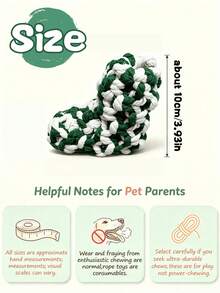 Boot-Shaped Squeaky Dog Chew Toy, Interactive Toy To Relieve Boredom, Suitable For Small And Medium Puppies, Pet Play Toy For Teeth Cleaning, Suitable For Indoor And Outdoor Activities - Multicolor - View 2
