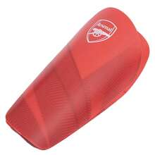 Arsenal FC Childrens/Kids Fuse Slip-In Shin Guards - Red/White - View 3
