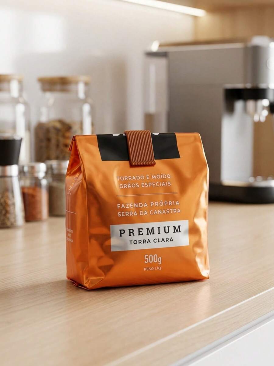Kit 5pç Prendedor Pressao Embalagens Comida Fechar Pacotes