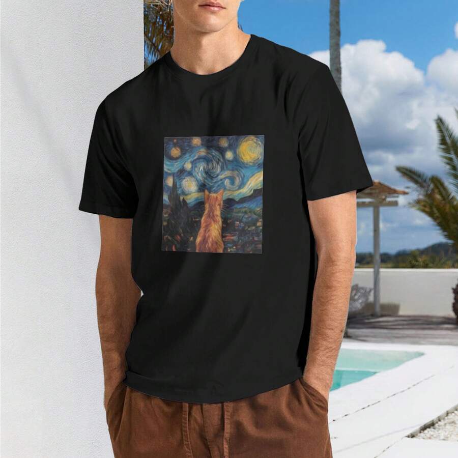 Camiseta de hombre con patrón creativo - forma - Ver 1