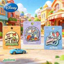 Monogram 1PC Disney Official Licensed Zootopia Character Judy Hopps Nick Wilde Cute Magnetic Brooch Metal Enamel Pin Badge Accessories For Backpack Denim Jacket Decor Holiday Gift - A - View 9