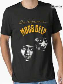 Mobb Deep Vintage Unisex Large Size T-Shirt IWNW - 黑色 - 查看 7