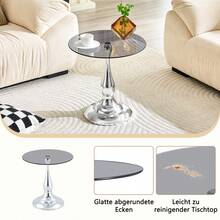 Tables - Silver + Glass+Metal - View 5
