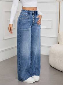 ALO FASHION Women Jeans - Blue - View 4