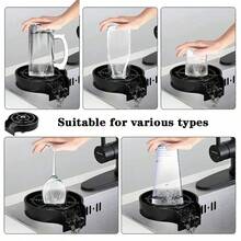 Lavador De Vasos Enjuagadoras Automáticas De Vasos A Presión - Negro - Ver 7