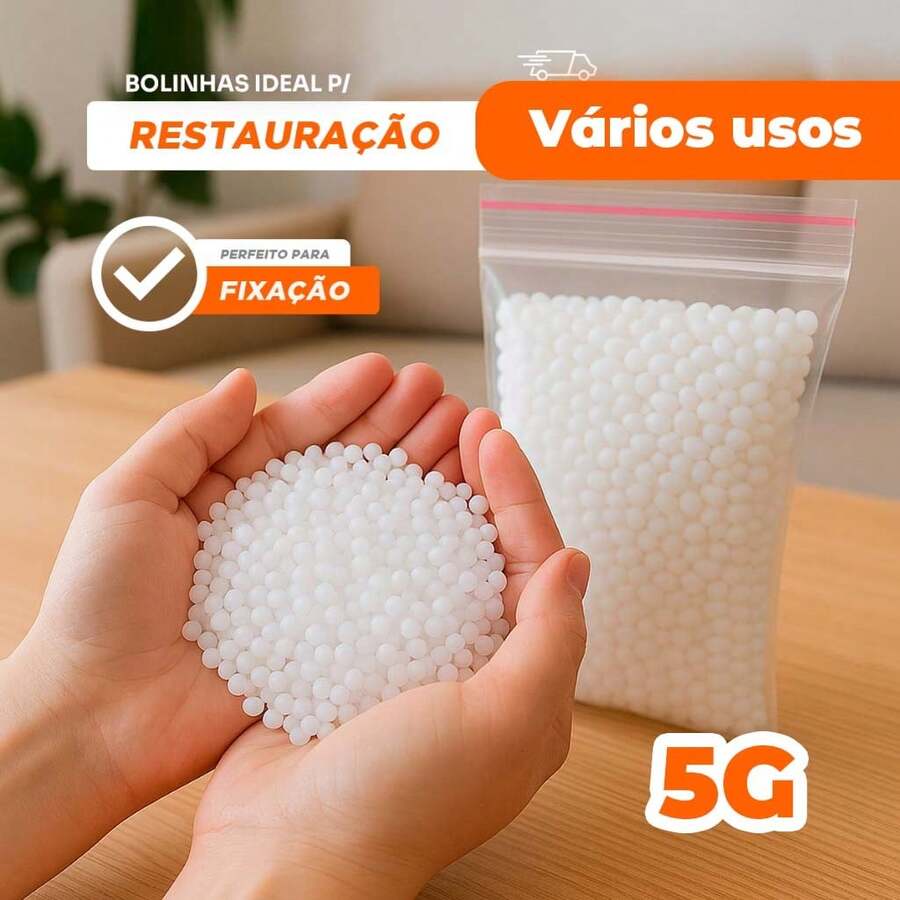 Bolinhas Moldáveis Para Fixação e Preenchimento de Espaços Tampa Buraco e Reparos Gerais