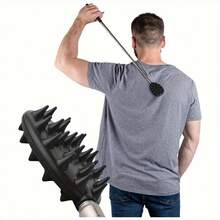 24-Inch Palm-Shaped Back Scratcher, Heavy-Duty PVC Material, One-Handed Operation, Adjustable Length, Portable Back Massager, Comfortable Accessory For Travel, Home And Camping, Personal Care Product, Sturdy Construction - A - View 13