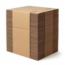 Kit 25 Caixas Papelão 16X11X6 Pequenos Envios Ecommerce Montagem Rápida Kraft - Retângulo - Visão 2