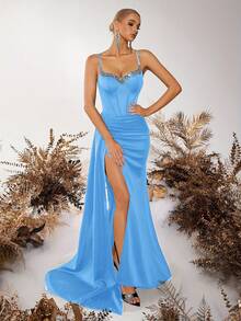 Vestidos de Boda - Azul cielo - Ver 3