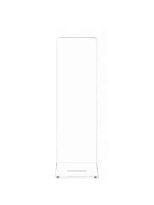 1pc Detachable Transparent Acrylic Memo Board Stand, Minimalist Vertical Desktop Message Display Rack, Sturdy Base Sticky Note & To-Do List Organizer, Suitable For Office, Home, Study, Back To School Decor - Multicolor - View 12