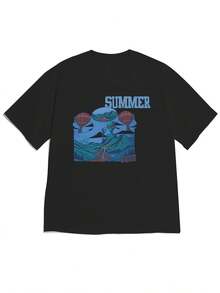 Women T-Shirts - 杏色 - 查看 7