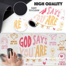 A Large Mouse Pad Suitable For Office And Gaming Setups; An Extra-Large, Flat 2D Mouse Pad Featuring An Aesthetic Design And An Anime Theme. - Mouse Pad - View 4