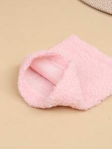 Pink Thin Polyester Fleece Comfortable Warm Pet Hat, Suitable For Cats And Dogs, With Elastic Ear Protection Hood, Happy Dog, Cat Supplies, Dog Accessories, Indoor And Outdoor Use - Pink - View 5
