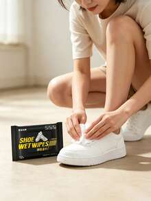 120/60/36/12pcs Disposable Shoe Cleaning Wipes, Sports Shoe Stain Removal Wipes, Quick Cleaning For Sneakers And Casual Shoes, Home Travel Outdoor Footwear Care, Shoe Cleaning Accessories, New Year Graduation Back To School Supplies - Multicolor - View 2