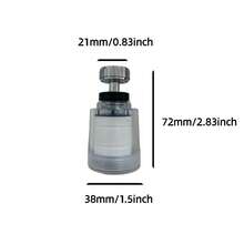 這款水龍頭濾水器適用於大多數標準水龍頭接口,無需複雜工具即可快速手動安裝與拆卸。採用透明外殼設計,方便您視覺監控濾芯使用狀況並及時更換。支持 360 度自由旋轉,可靈活調整出水角度以滿足不同使用場景,濾芯更換過程便捷 - 多色 - 查看 6