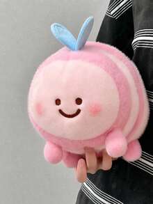 7.09 Inch Cute Bee Plush Doll - Soft And Fluffy - Multicolor - View 4