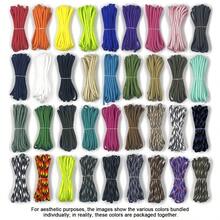 12/24/36pcs Colorful Paracord Bracelet Rope Set, Outdoor Survival Rope, DIY Hand Weaving, 10ft, Suitable For Christmas Tree Weaving, Keychain Weaving, Bracelet Weaving, Clothesline - Multicolor - View 10