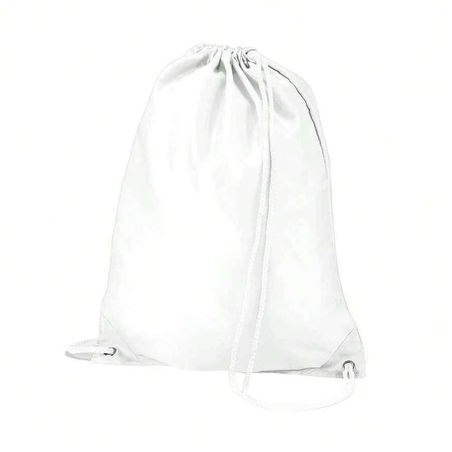 Quadra Drawstring Bag - White - View 1