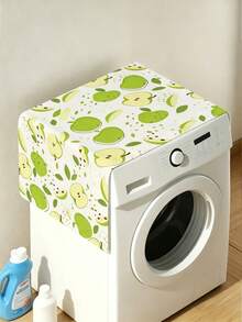 1pc Fruit Pattern Home Washing Machine Dust Cover, Drum Washing Machine Dust Cover, Sunproof Dust Cover, Home Decorative Horizontal Dust Cover - Multicolor - View 11
