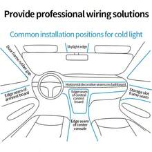 1pc 3M Car EL Glowing Wire, Low-Key Creative Minimalist Design, USB Plug And Play, Easy To Install, Soft Light Car Interior Decoration, Essential Fashion Accessory For Car Owners, Suitable As Holiday Gift For Car Enthusiasts - A - View 9