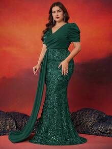 Vestidos de Boda - Verde Oscuro - Ver 5