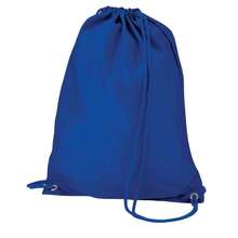 Quadra Drawstring Bag - Bright Royal Blue - View 1