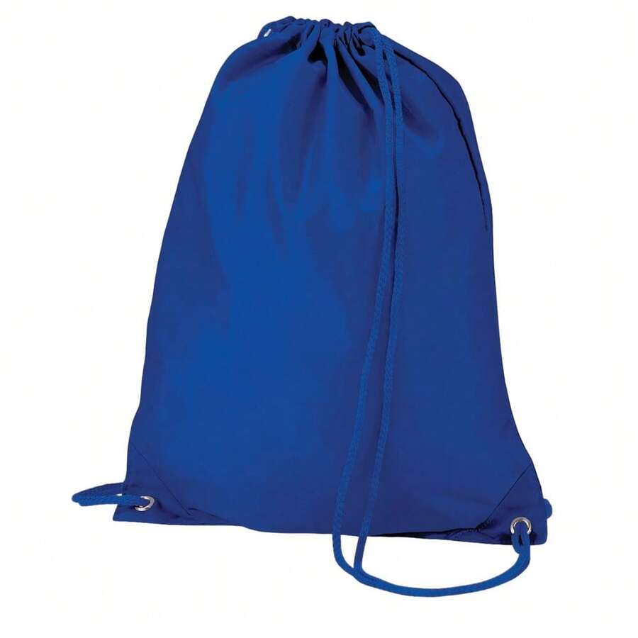 Quadra Drawstring Bag - Bright Royal Blue - View 1