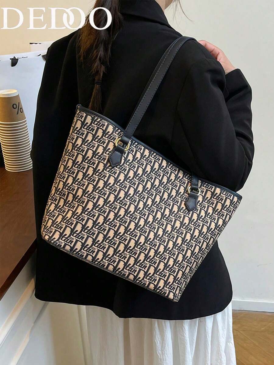Dedoo 2026 New Fashion Clown Style Luxury Handbag, Shoulder Bag, Large Capacity Office Bag, Suitable As A Gift For Girlfriend, Perfect For Shopping And Dating